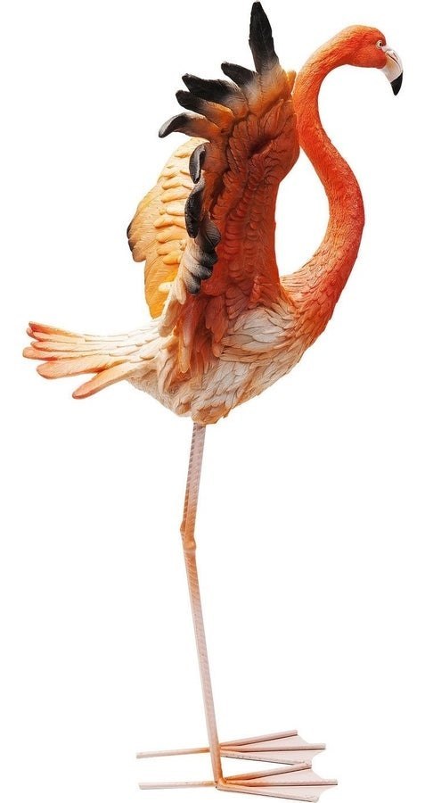 Kare Design KARE dekoracja stojąca FLAMINGO ROAD FLY - figurka flaminga wykonana ręcznie z żywicy polimerowej Kare Design KARE dekoracja stojąca FLAMINGO ROAD FLY - figurka flaminga wykonana ręcznie z żywicy polimerowej