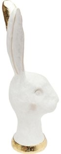 Kare Design KARE figurka dekoracja BUNNY GOLD - biały królik ze złotym wykończeniem, ozdoba dekoracyjna z polirezyny Kare Design KARE figurka dekoracja BUNNY GOLD - biały królik ze złotym wykończeniem, ozdoba dekoracyjna z polirezyny
