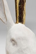 Kare Design KARE figurka dekoracja BUNNY GOLD - biały królik ze złotym wykończeniem, ozdoba dekoracyjna z polirezyny Kare Design KARE figurka dekoracja BUNNY GOLD - biały królik ze złotym wykończeniem, ozdoba dekoracyjna z polirezyny