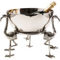 Kare Design KARE miska dekoracyjna FLAMINGO - miska na przekąski, owoce, pojemnik na lód do alkoholu - niklowane aluminium Kare Design KARE miska dekoracyjna FLAMINGO - miska na przekąski, owoce, pojemnik na lód do alkoholu - niklowane aluminium