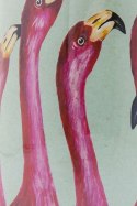 Kare Design KARE słoik dekoracyjny FLAMINGOS 29cm - wazon z pokrywka, ręcznie malowany - na drobiaski, kwiaty Kare Design KARE słoik dekoracyjny FLAMINGOS 29cm - wazon z pokrywka, ręcznie malowany - na drobiaski, kwiaty