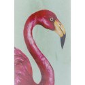 Kare Design KARE słoik dekoracyjny FLAMINGOS 39cm - wazon z pokrywką, ręcznie malowany - na drobiaski, kwiaty