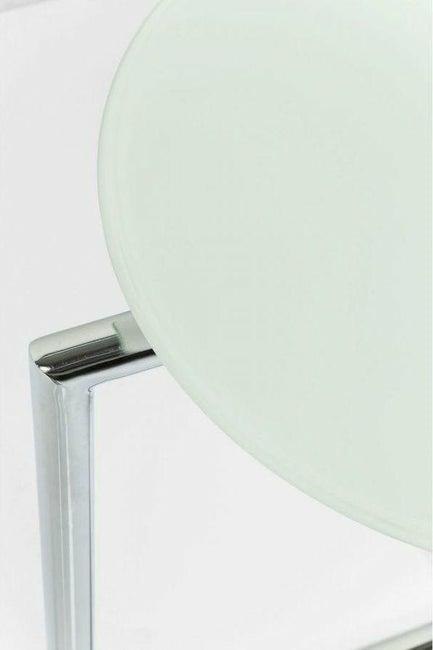 Kare Design KARE stolik kawowy EASY LIVING 46 transparentny - okrągły szklany stolik, chromowana podstawa zakończona rolkami Kare Design KARE stolik kawowy EASY LIVING 46 transparentny - okrągły szklany stolik, chromowana podstawa zakończona rolkami