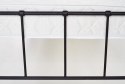 HALMAR łóżko LINDA 120x200 czarne stal malowana proszkowo - łoże do sypialni - do materaca 120 x 200 cm HALMAR łóżko LINDA 120x200 czarne stal malowana proszkowo - łoże do sypialni - do materaca 120 x 200 cm