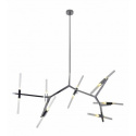 Lampa wisząca CANDELABR PREMIUM 14 srebrna - aluminium, szkło Lampa wisząca CANDELABR PREMIUM 14 srebrna - aluminium, szkło