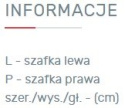 SZAFKA RTV KOMODA NISKA NEXT System NX12 Meblar - Sosna bielona / Earth szary do pokoju nastolatka do salonu