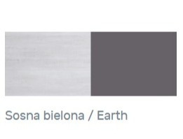 SZAFKA RTV KOMODA NISKA NEXT System NX12 Meblar - Sosna bielona / Earth szary do pokoju nastolatka do salonu SZAFKA RTV KOMODA NISKA NEXT System NX12 Meblar - Sosna bielona / Earth szary do pokoju nastolatka do salonu