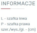 PÓŁKA WISZĄCA MEBLE MŁODZIEŻOWE NEXT System NX15 Meblar - Sosna bielona / Earth szara PŁYTA LAMINOWANA DO POKOJU NASTOLATKA