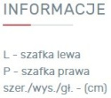 SZAFKA NOCNA MEBLE MŁODZIEŻOWE Meblar NEXT System NX17 - Sosna bielona / Earth szary DO DO SYPIALNI DO POKOJU NASTOLATKA DZIECKA