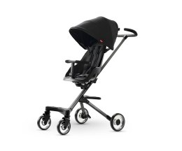 Qplay Qplay Easy Wózek Dziecięcy 3w1 Black - wygodna, nowoczesna czarna spacerówka, lekki aluminiowy stelaż, obracane siedzisko