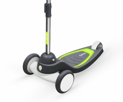 Qplay Qplay Hulajnoga Mika Green - szara / zielona - podświetlany podest, regulowana rączka, 3 koła, składana Qplay Qplay Hulajnoga Mika Green - szara / zielona - podświetlany podest, regulowana rączka, 3 koła, składana