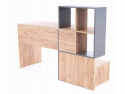SIGNAL BIURKO B-003 DĄB WOTAN / ANTRACYT PŁYTA LAMINOWANA 150x50 z szufladą i półkami SIGNAL BIURKO B-003 DĄB WOTAN / ANTRACYT PŁYTA LAMINOWANA 150x50 z szufladą i półkami