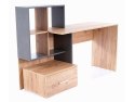 SIGNAL BIURKO B-003 DĄB WOTAN / ANTRACYT PŁYTA LAMINOWANA 150x50 z szufladą i półkami SIGNAL BIURKO B-003 DĄB WOTAN / ANTRACYT PŁYTA LAMINOWANA 150x50 z szufladą i półkami