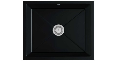 DESK zlewozmywak granitowy czarny - jednokomorowy - podblatowy lub nadlatow DESK zlewozmywak granitowy czarny - jednokomorowy - podblatowy lub nadlatow