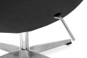 FOTEL WYPOCZYNKOWY OBROTOWY EGG CLASSIC King Home GRAFITOWY szary.4 - WEŁNA KASZMIROWA podstawa POLEROWANE ALUMINIUM FOTEL WYPOCZYNKOWY OBROTOWY EGG CLASSIC King Home GRAFITOWY szary.4 - WEŁNA KASZMIROWA podstawa POLEROWANE ALUMINIUM