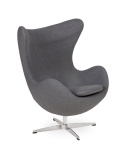 FOTEL WYPOCZYNKOWY OBROTOWY EGG CLASSIC King Home GRAFITOWY szary.4 - WEŁNA KASZMIROWA podstawa POLEROWANE ALUMINIUM FOTEL WYPOCZYNKOWY OBROTOWY EGG CLASSIC King Home GRAFITOWY szary.4 - WEŁNA KASZMIROWA podstawa POLEROWANE ALUMINIUM