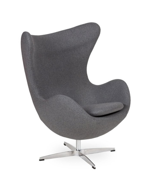 FOTEL WYPOCZYNKOWY OBROTOWY EGG CLASSIC King Home GRAFITOWY szary.4 - WEŁNA KASZMIROWA podstawa POLEROWANE ALUMINIUM FOTEL WYPOCZYNKOWY OBROTOWY EGG CLASSIC King Home GRAFITOWY szary.4 - WEŁNA KASZMIROWA podstawa POLEROWANE ALUMINIUM