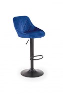 HOKER KRZESŁO BAROWE H101 REGULOWANA WYSOKOŚĆ tapicerowany VELVET GRANATOWY podstawa STAL malowana proszkowo CZARNY HALMAR HOKER KRZESŁO BAROWE H101 REGULOWANA WYSOKOŚĆ tapicerowany VELVET GRANATOWY podstawa STAL malowana proszkowo CZARNY HALMAR