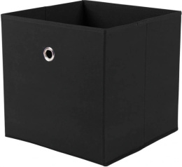 OD RĘKI Halmar WINNY szuflada czarny składany pojemnik, kosz, organizer na zabawki, dokumenty, bieliznę, czapki, szaliki