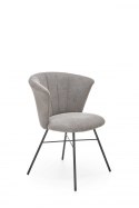 Halmar K459 krzesło do jadalni popiel, materiał: tkanina / stal malowana proszkowo