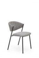 Halmar K469 krzesło do jadalni popiel, materiał: tkanina / stal malowana proszkowo