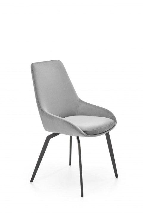 Halmar K479 krzesło do jadalni popiel materiał: tkanina - velvet / stal malowana Halmar K479 krzesło do jadalni popiel materiał: tkanina - velvet / stal malowana