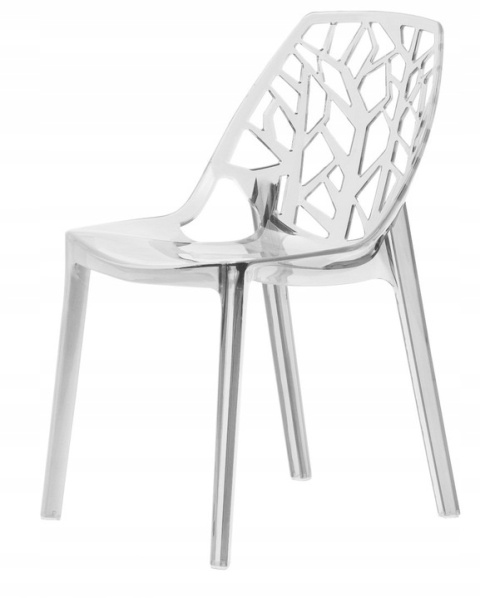 King Home Krzesło KORAL SLIM transparentne - poliwęglan można sztaplować King Home Krzesło KORAL SLIM transparentne - poliwęglan można sztaplować
