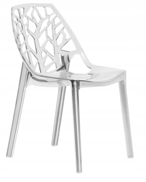 King Home Krzesło KORAL SLIM transparentne - poliwęglan można sztaplować King Home Krzesło KORAL SLIM transparentne - poliwęglan można sztaplować