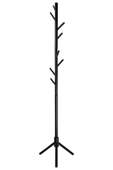 King Home Wieszak stojący STICK czarny - do przedpokoju - drewniany lakierowany na czarno - duża ilość wieszaków King Home Wieszak stojący STICK czarny - do przedpokoju - drewniany lakierowany na czarno - duża ilość wieszaków