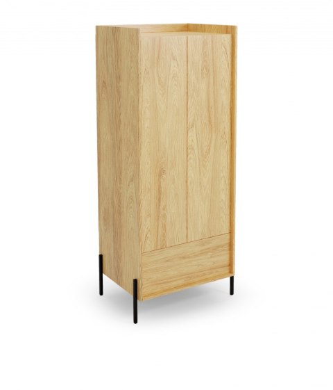 HALMAR MOBIUS SZAFA 2D korpus hikora naturalna fronty hikora naturalna - płyta meblowa okleinowana system otwierania push-click HALMAR MOBIUS SZAFA 2D korpus hikora naturalna fronty hikora naturalna - płyta meblowa okleinowana system otwierania push-click