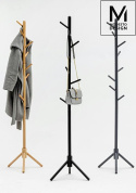MODESTO wieszak stojący STICK czarny - drewno bukowe MODESTO wieszak stojący STICK czarny - drewno bukowe
