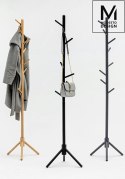 MODESTO wieszak stojący STICK czarny - drewno bukowe MODESTO wieszak stojący STICK czarny - drewno bukowe