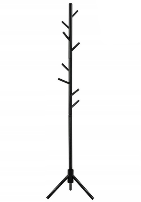 MODESTO wieszak stojący STICK czarny - drewno bukowe MODESTO wieszak stojący STICK czarny - drewno bukowe