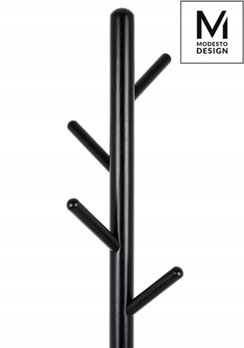 MODESTO wieszak stojący STICK czarny - drewno bukowe MODESTO wieszak stojący STICK czarny - drewno bukowe