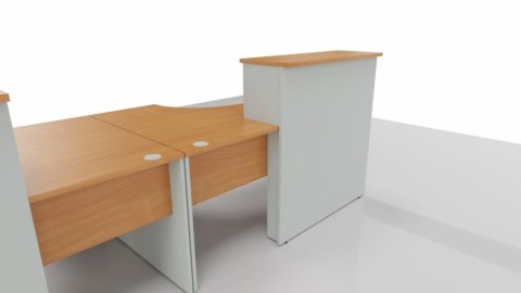 Meble Biurowe Dostawka Silver DR-100 buk bawaria + szara platyna Meble Biurowe Dostawka Silver DR-100 buk bawaria + szara platyna