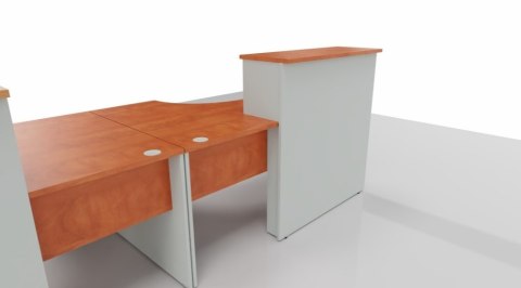 Meble Biurowe Dostawka Silver DR-100 grusza polna + szara platyna Meble Biurowe Dostawka Silver DR-100 grusza polna + szara platyna