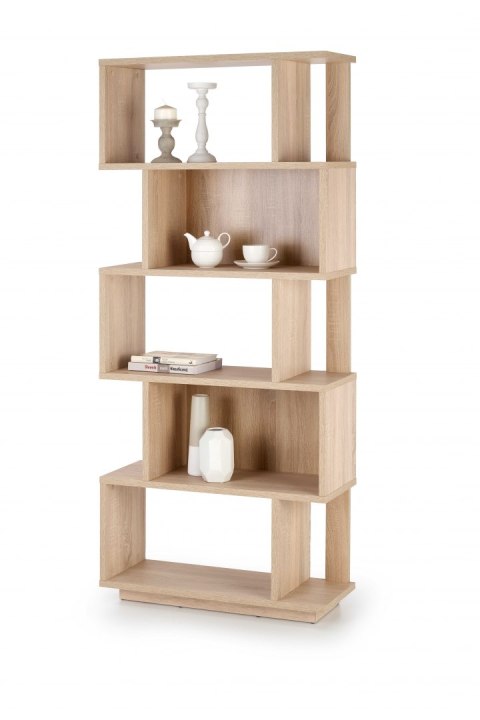 HALMAR regał REG24 stojący do salonu, pracowni dąb sonoma - płyta laminowana - regał z półkami HALMAR regał REG24 stojący do salonu, pracowni dąb sonoma - płyta laminowana - regał z półkami