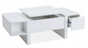 SIGNAL ŁAWA MIDO MDF BIAŁY LAKIER 120X60X40-65 SZUFLADY, UNOSZONY BLAT SIGNAL ŁAWA MIDO MDF BIAŁY LAKIER 120X60X40-65 SZUFLADY, UNOSZONY BLAT