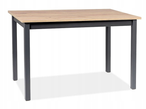 SIGNAL STÓŁ HORACY ROZKŁADANY PROSTOKĄTNY PŁYTA LAMINOWANA DĄB ARTISAN / STELAŻ MDF CZARNY 125(170)x75 SIGNAL STÓŁ HORACY ROZKŁADANY PROSTOKĄTNY PŁYTA LAMINOWANA DĄB ARTISAN / STELAŻ MDF CZARNY 125(170)x75