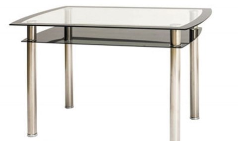 SIGNAL STÓŁ RODI SZKŁO HARTOWANE TRANSPARENTNY / METAL CHROM 120X80X75 Z PÓŁKĄ SIGNAL STÓŁ RODI SZKŁO HARTOWANE TRANSPARENTNY / METAL CHROM 120X80X75 Z PÓŁKĄ