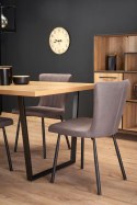 HALMAR stół ULRICH blat MDF + melamina - dąb złoty, nogi stal malowana- czarny 160x90 HALMAR stół ULRICH blat MDF + melamina - dąb złoty, nogi stal malowana- czarny 160x90