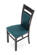 Halmar GERARD2 krzesło czarny / tap: velvet Monolith 37 (ciemny zielony)