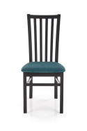 Halmar GERARD7 krzesło czarny / tap: velvet Monolith 37 (ciemny zielony)