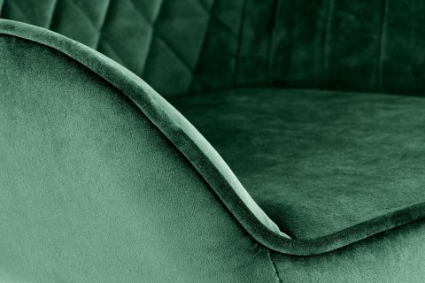 Halmar hoker H103 ciemny zielony tkanina velvet, stal malowana regulowana wysokość do kuchni lokalu Halmar hoker H103 ciemny zielony tkanina velvet, stal malowana regulowana wysokość do kuchni lokalu