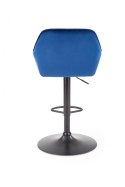 Halmar hoker H103 granatowy tkanina velvet stal malowana proszkowo regulacja wysokości Halmar hoker H103 granatowy tkanina velvet stal malowana proszkowo regulacja wysokości