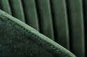 Halmar K426 krzesło do jadalni ciemny zielony tkanina velvet stelaż stal Halmar K426 krzesło do jadalni ciemny zielony tkanina velvet stelaż stal