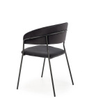 Halmar K426 krzesło czarny tkanina velvet stelaż stal Halmar K426 krzesło czarny tkanina velvet stelaż stal