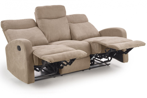 SOFA / KANAPA OSLO 3S Halmar zestaw wypoczynkowy BEŻOWA TKANINA Z FUNKCJĄ ROZKŁADANIA SOFA / KANAPA OSLO 3S Halmar zestaw wypoczynkowy BEŻOWA TKANINA Z FUNKCJĄ ROZKŁADANIA