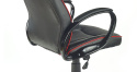 Halmar RUBIN fotel gabinetowy obrotowy czarny ekoskóra TILT gamingowy krzesło do biurka Gamingowe