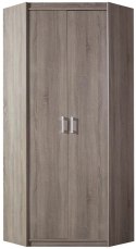 SZAFA NAROŻNA DWUDRZWIOWA Z UCHWYTAMI MEGA System ME8 Meblar - Dąb Trufla PŁYTA LAMINOWANA DO SYPIALNI DO POKOJU SZAFA NAROŻNA DWUDRZWIOWA Z UCHWYTAMI MEGA System ME8 Meblar - Dąb Trufla PŁYTA LAMINOWANA DO SYPIALNI DO POKOJU